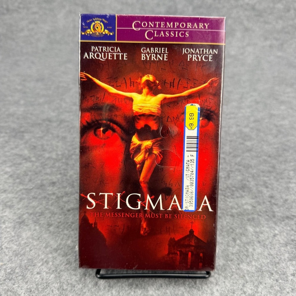 Stigmata VHS 1999 Patricia Arquette Gabriel Byrne Factory Sealed MGM Horror